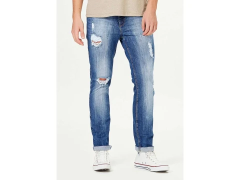 CALÇA JEANS MASCULINA SLIM DESTROYED HERING H1PD CALÇA JEANS MASCULINA SLIM DESTROYED HERING H1PD