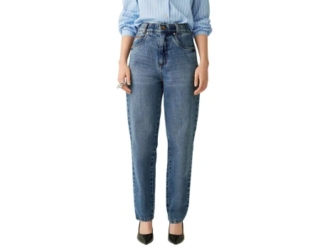 CALÇA JEANS MOM CÓS ALTO MARIA VALENTINA 04385 - Jeans