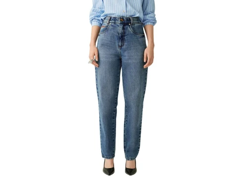 CALÇA JEANS MOM CÓS ALTO MARIA VALENTINA 04385 - Jeans