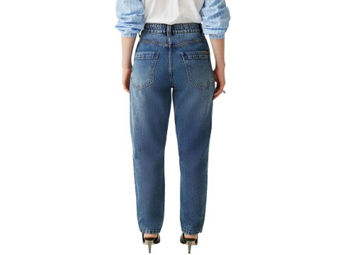 CALÇA JEANS MOM CÓS ALTO MARIA VALENTINA 04385 - Jeans