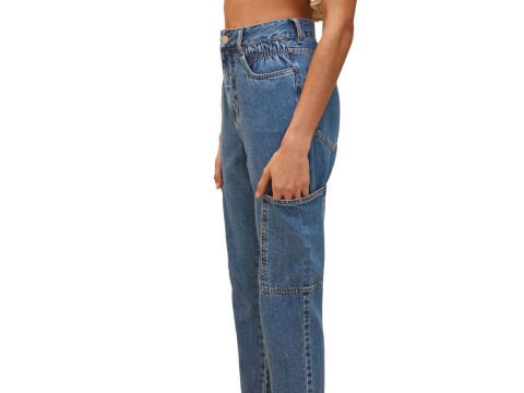 CALÇA JEANS MOM FIT NAOMI MORENA ROSA 206326 - Jeans