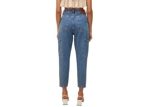 CALÇA JEANS MOM FIT NAOMI MORENA ROSA 206326 - Jeans