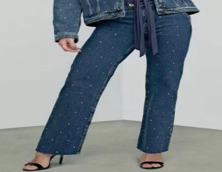 CALÇA JEANS RETA ANKLE SUPER HIGH ENNA 501CF002425 - Jeans