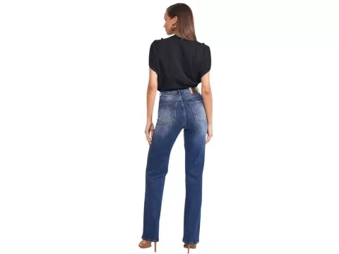 CALÇA JEANS RETA JULITTE COLCCI 002.01.14284 - Jeans escuro