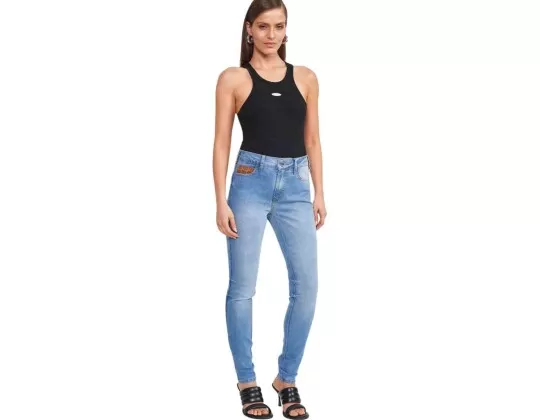 CALÇA JEANS SKINNY BIA COLCCI 002.01.14527 - Jeans claro