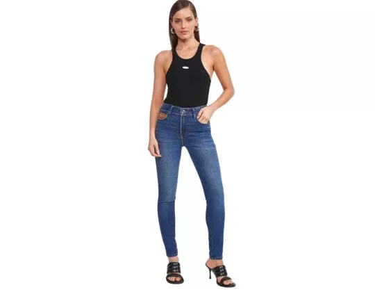 CALÇA JEANS SKINNY BIA FEM COLCCI 002.01.14525 - Jeans