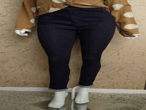 CALÇA JEGGING COS ALTO MARIA VALENTINA 203284 - Azul