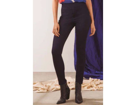 CALÇA JEGGING COS ALTO MARIA VALENTINA 203284 - Azul