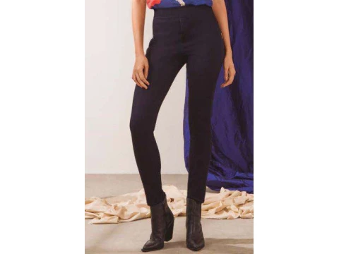 CALÇA JEGGING COS ALTO MARIA VALENTINA 203284 - Azul CALÇA JEGGING COS ALTO MARIA VALENTINA 203284 - Azul