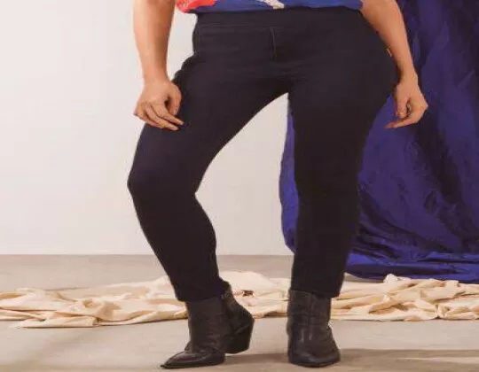 CALÇA JEGGING COS ALTO MARIA VALENTINA 203284 - Azul
