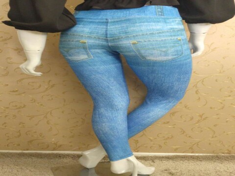 CALÇA LEGGING FASHION JEANS