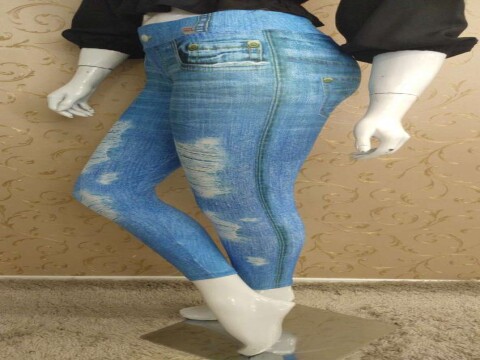 CALÇA LEGGING FASHION JEANS