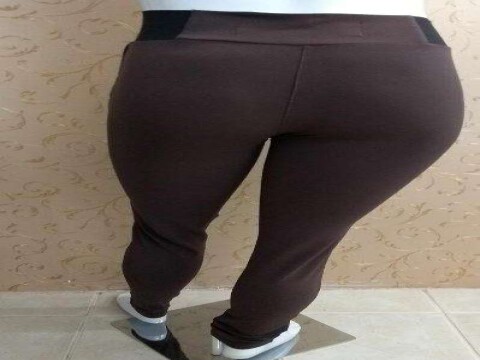 CALÇA LEGGING FEMININA ELEGANCE 21109 - Marrom