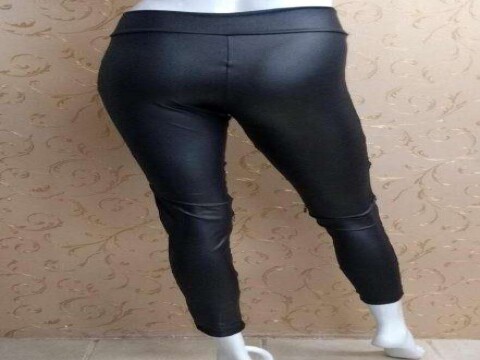 CALÇA LEGGING RECORTES EM ZÍPER ELEGGUA - Preto