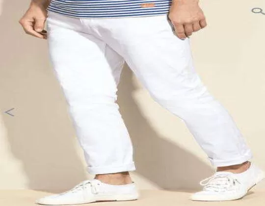 CALÇA MASCULINA SKINNY HERING KTP0 - Branco