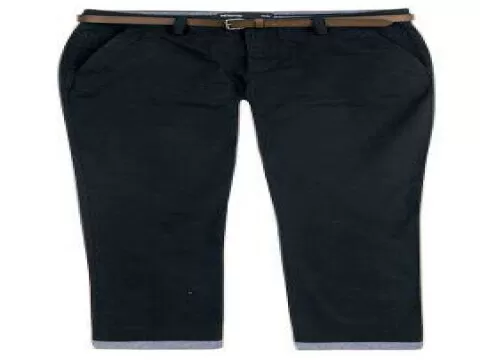 CALÇA MASCULINA SLIM COM CINTO HERING KTW1 - Preto