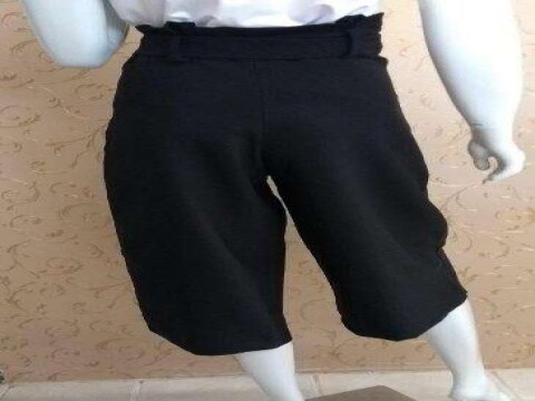CALÇA PANTACOURT COM AMARRAÇÃO DORINDA 7849 - Preto