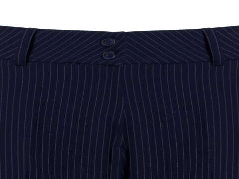 CALÇA PANTALONA ALFAIAT RISCA DE GIZ SEIKI 650350 - Preto
