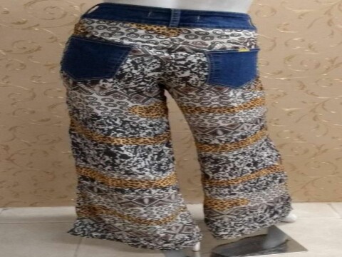 CALÇA PANTALONA ESTAMPADA LIMELIGHT - Off white