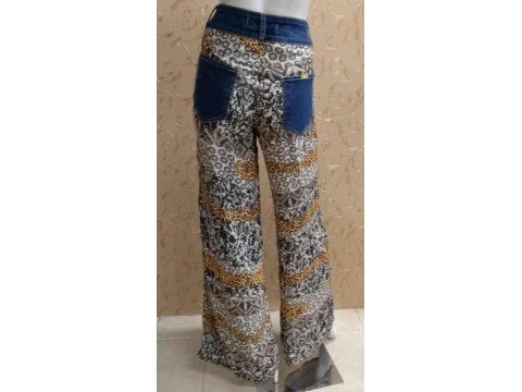 CALÇA PANTALONA ESTAMPADA LIMELIGHT - Off white