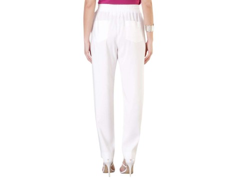 CALCA RETA MISTA SEIKI 251154 - Off white