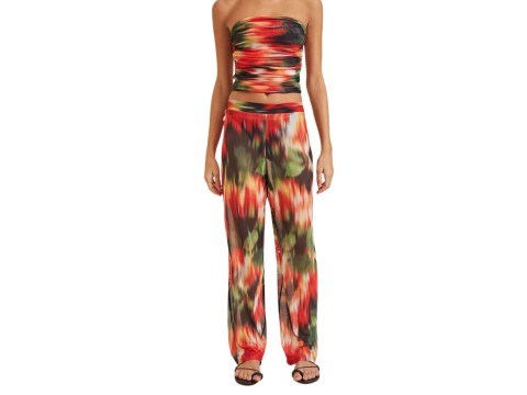 CALÇA RETA PRAIA MORENA ROSA 01217 - Laranja
