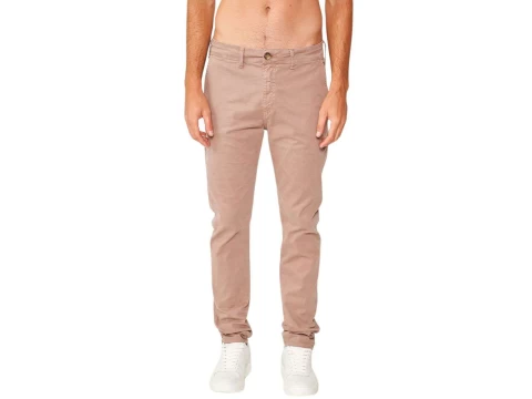 CALÇA SARJA MASC SKINNY FELIPE COLCCI 001.01.07447 - Bege