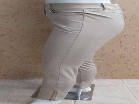 CALÇA FEMININA SOCIAL SEIKI 650112 - Bege
