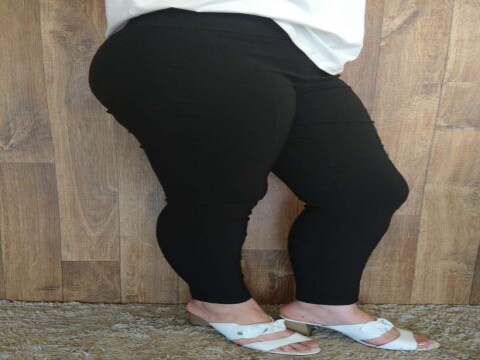 CALÇA SKINNY CÓAS ALTO MORENA ROSA 108298 - Preto