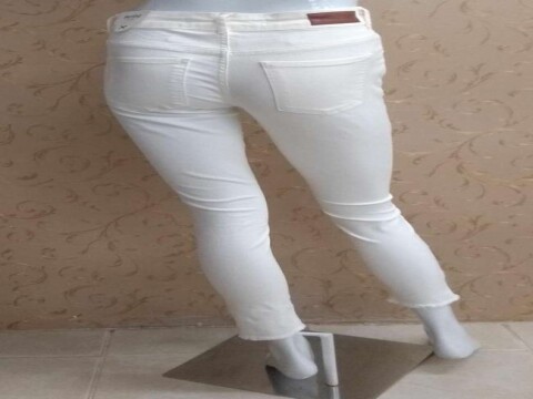 CALÇA SKINNY JEANS HERING H93J - Bege