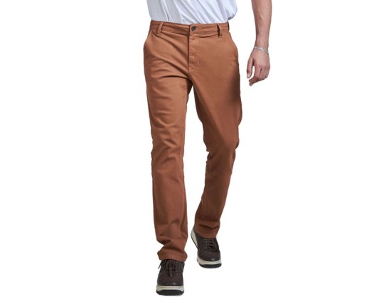 CALÇA SOCIAL MASCULINA STRECH LEE 2203L - Marrom