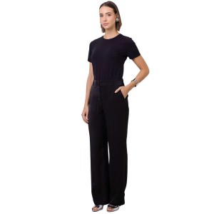 CALÇA VISCOSE ACETINADA SEIKI 550358 - Preto