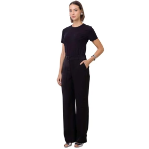 CALÇA VISCOSE ACETINADA SEIKI 550358 - Preto
