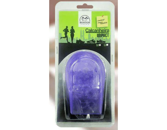 CALCANHEIRA GEL 350 MASC/FEM BONTON - Incolor