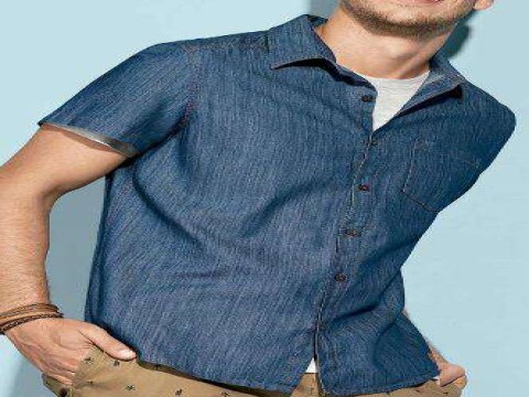CAMISA JEANS MASCULINA H2F5
