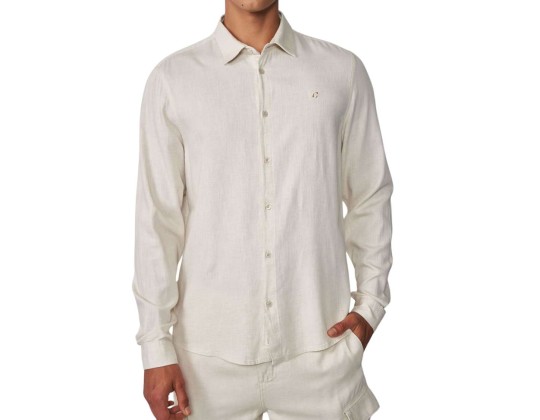 CAMISA LINHO RELAX COLCCI 031.01.04762 - Bege