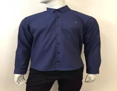 CAMISA MANGA LONGA CULT SLIM FIT OGOCHI 1428042 - Marinho