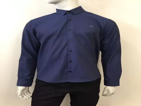 CAMISA MANGA LONGA CULT SLIM FIT OGOCHI 1428042 - Marinho