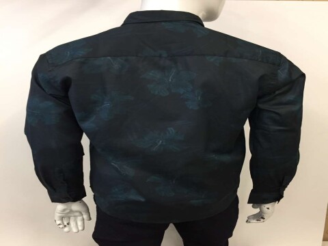 CAMISA MANGA LONGA ESTAMPADA OGOCHI 1428472 - Marinho