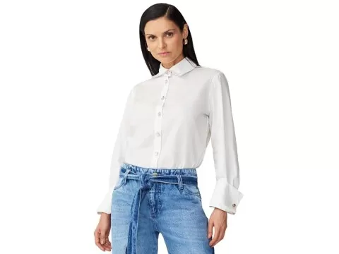 CAMISA MANGA LONGA MARIA VALENTINA 108461 - Off white