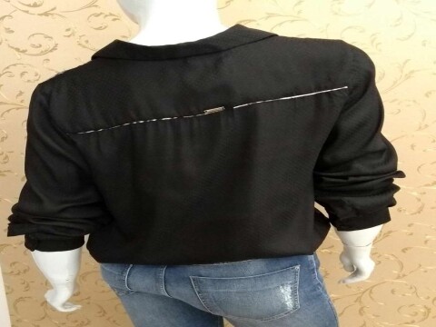 CAMISA MARIA VALENTINA 102471 - Preto