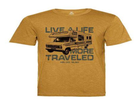 CAMISA MASCULINA ESTAMPADA EM ALGODÃO HERING 4ERJ - Amarelo