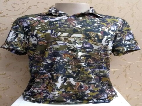 CAMISA POLO ANIMAIS RAPPORT CAVALERA 03.01.4202 - Verde