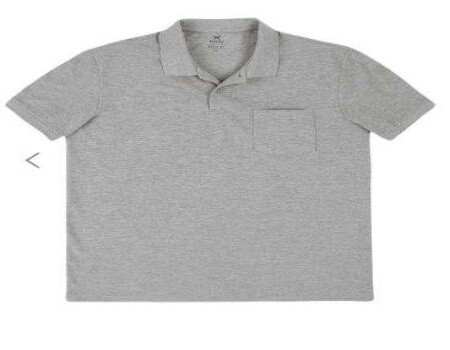 CAMISA POLO BÁSICA MASCULINA HERING 3M2A - Cinza