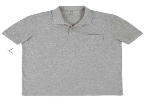 CAMISA POLO BÁSICA MASCULINA HERING 3M2A - Cinza