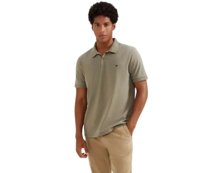 CAMISA POLO BÁSICA MASCULINA HERING 3M2A - Verde musgo