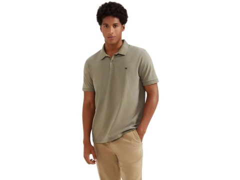 CAMISA POLO BÁSICA MASCULINA HERING 3M2A - Verde musgo