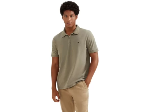 CAMISA POLO BÁSICA MASCULINA HERING 3M2A - Verde musgo