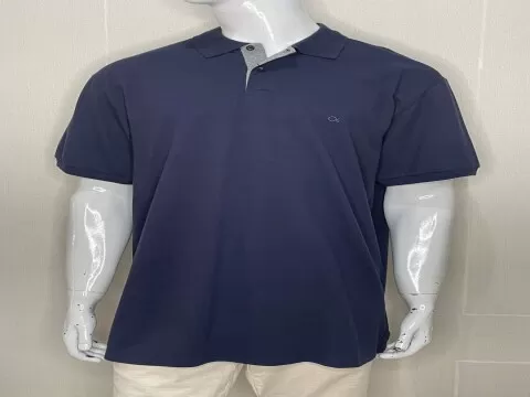 CAMISA POLO BASICA MASCULINA OGOCHI 007000009 - Marinho