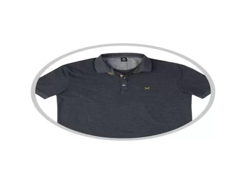CAMISA POLO COMFORT HERING 3M3H - Cinza